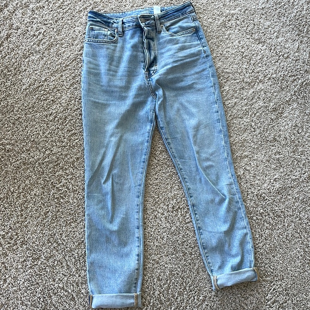 &Denim boyfriend blue jeans